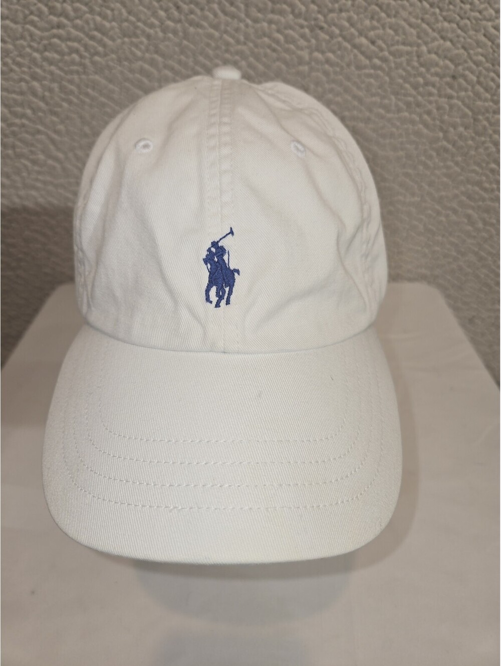 90s Vintage Polo Ralph Lauren Pony Embroidery White 6 Panel Cap Limited Edition